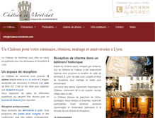 Tablet Screenshot of chateau-montchat.com